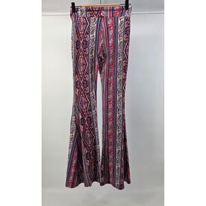ShopMyTrend Flare Pants Women S Paisley Boho Festival Hippie Retro 70s Style